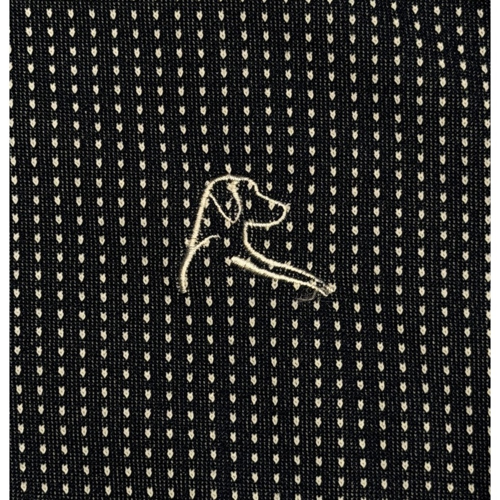 Rhoback Pullover Mens Size Large Blue Polka Dot 1/4 Zip Performance Stretch Golf - Picture 6 of 8